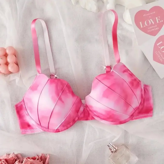Vibrant Bliss: Tie-Dye Underwire Bra